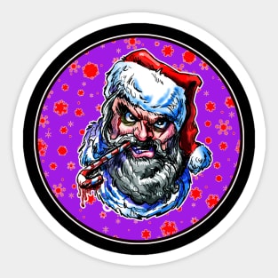 Santa's Violent Night Sticker